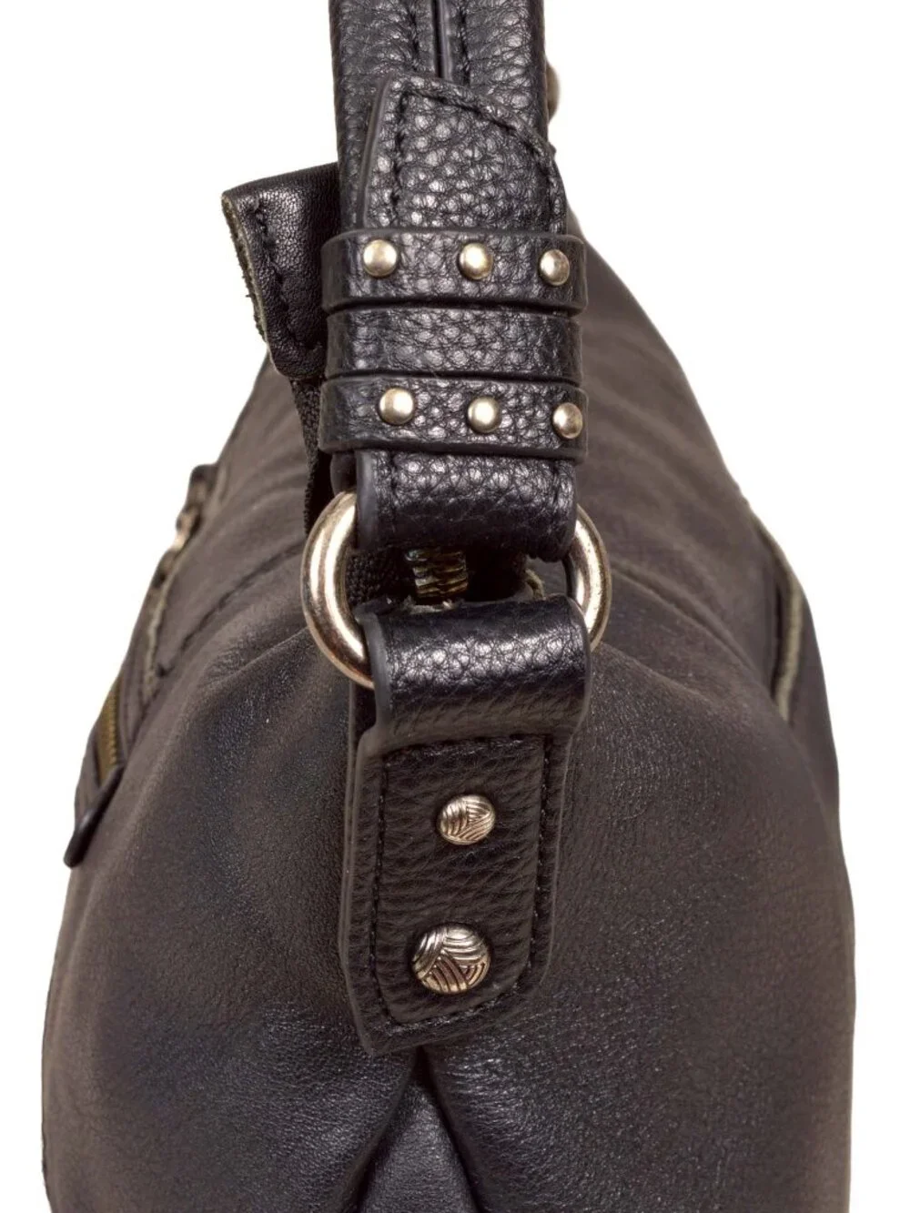 The Sak Sequoia Pebbled Leather Small Hobo Black